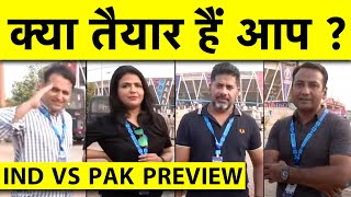 🔴LIVE VIKRANT  SWETA  NIKHIL  RAHUL IN AHMEDABAD  INDIA VS PAKISTAN PREVIEW [upl. by Sivahc]