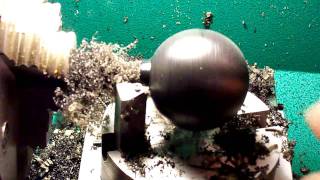 Turning a 2 Inch Delrin Rod Part 3 of 3MOV [upl. by Venetia]