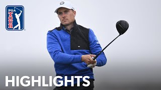 Jordan Spieth shoots 3under 68  Round 2  ATampT Pebble Beach  2023 [upl. by Anauqed751]