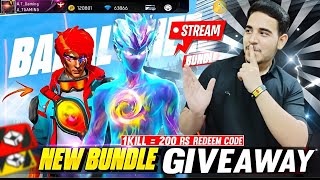 FREE FIRE LIVE FROSTFIRE BUNDLE EVENTGIVEAWAYCUSTOM ROOM TEAMCODE FF GIVEAWAYlokeshgamerlive [upl. by Ahsirt]