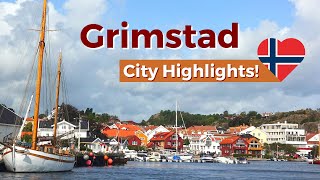 Grimstad City Highlights Beautiful Coastal Town in Southern Norway [upl. by Hussar]