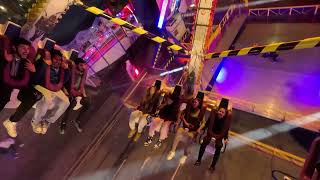 Jay Barwicks Freak Out Onride Pov  Farrars Funfair Sheffield 26102024 [upl. by Ahsikal]