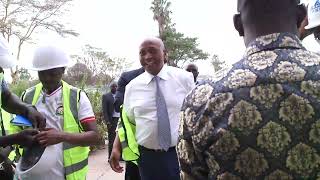 CAF PRESIDENT PATRICE MOTSEPE TOURS FACILITIES FOR CHAN TOURNAMENT [upl. by Prospero]