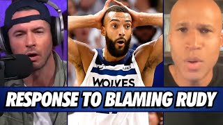 RJ and JJ Fire Back at People Blaming Rudy Gobert for Jokics Performance [upl. by Hyacinthia758]