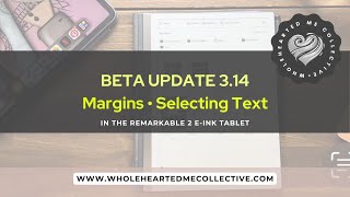 Remarkable 2 BETA Software UPDATE 314 [upl. by Paehpos]