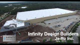 Infinity Design Builders Ja Ru Warehouse Commercial Roofing Barber amp Associates Inc 4K Drone [upl. by Ainiger]