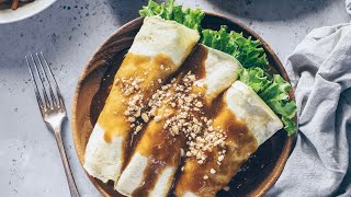 The Best Lumpiang Sariwa  Fresh lumpia Sauce and Wrapper Recipe [upl. by Ahtabbat]