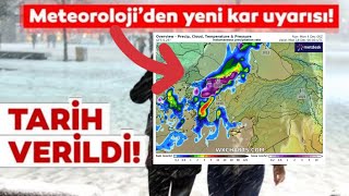 Yağışlar Ve Soğuk Hava Ne Kadar Devam Edecek kar yağışı Tarihi Verildi🌧️🌧️⛈️🌨️ [upl. by Annodam]