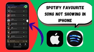 Fix Spotify favourite song not showing in iPhone [upl. by Auhsuj]