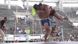 Venuzo Dawhuo all bouts at Open Naga wrestling championship 2023 [upl. by Arzed58]