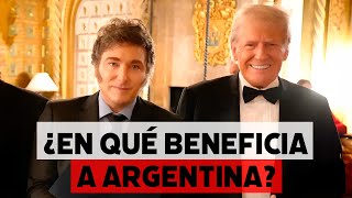 ¿En qué beneficia a Argentina la amistad TrumpMilei [upl. by Dlawso]