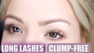 HOW TO Clump Free Long Lashes  Mascara Routine [upl. by Zaller93]