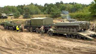 3 Tatra 813 und 815 ziehen BMP auf Tieflader Tag der TechnikShow Mahlwinkel 2012 [upl. by Australia960]