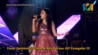 JARAN GOYANG Nella Kharisma live 101 Karanganyar bareng Via Vallen [upl. by Ulrich71]