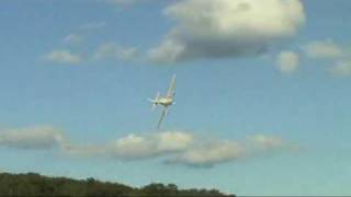 Cirrus SR22  Great Landing With CRASH [upl. by Llennod]