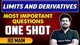 Limits and Derivatives  Most Important Questions in 1 Shot  JEE Main [upl. by Pyotr20]