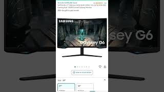 49  off SAMSUNG 27quot Odyssey G65B QHD 240Hz 1ms GTG HDR 600 Gaming Hub 1000R Curved Gaming Monitor [upl. by Chil]