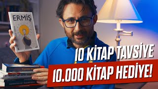 10 kitap tavsiye 10000 KİTAP HEDİYE [upl. by Vanessa]