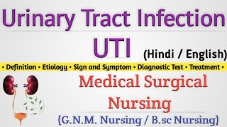 Urinary Tract Infection UTI In Hindi  UTI Lecture [upl. by Williams]