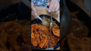 Delicious tasty 😋 chilis momos 😋 at Mandi indira Market iitfoodiediaries momos chilimomos mandi [upl. by Jordana]