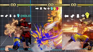 SFV CE SEASON 5  LUKE Full guide combos in 4 Minutes [upl. by Adlitam]