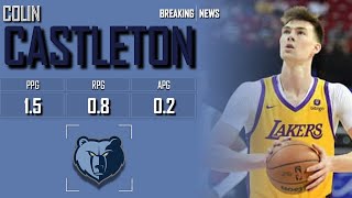 𝐁𝐑𝐄𝐀𝐊𝐈𝐍𝐆 𝐍𝐄𝐖𝐒 Colin Castleton Signs TwoWay Deal With Memphis Grizzlies  2024 NBA Season [upl. by Figone675]