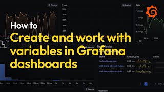 How to Create and Work with Variables  Grafana [upl. by Gabriell]