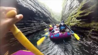 Fiji Upper Navua River white water rafting [upl. by Yolane]