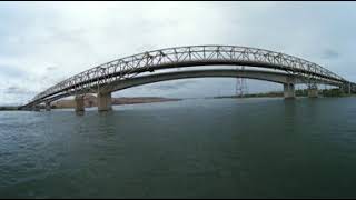 360° Time lapse Video of the ECHO PRINCESS HOUSEBOAT at McNary Dam Umatilla Oregon [upl. by Anatnas]