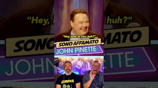 🤣JOHN PINETTE 🍕 SONO AFFAMATO 🇮🇹italy reaction comedy funny food hilarious clean travel [upl. by Octavla204]