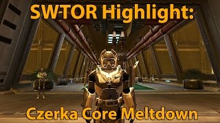 SWTOR Highlight Solo Czerka Core Meltdown [upl. by Ailatan]