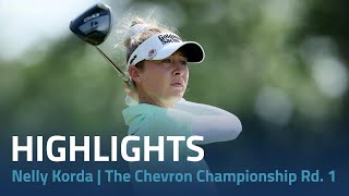 Nelly Korda Highlights  2024 Chevron Championship Rd 1 [upl. by Novak]