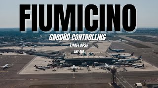 Fiumicino StaffUp 29092024  LIRFGND Controlling Timelapse  VATSIM [upl. by Trilly]