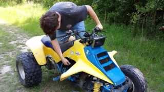 How to ride a 2Stroke quad [upl. by Crysta]