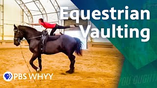 Saddle Up Equestrian Vaulters Perform Gymnastics on Horseback  You Oughta Know 2021 [upl. by Eenahpets]