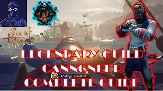 Sea of Thieves Legendary Guild Cannoneer CommendationAchievement Guide Season 10 [upl. by Pastelki881]