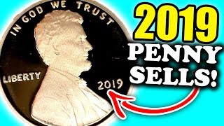 2019 PENNY SOLD FOR 1000 X FACE VALUE  PENNIES WORTH MONEY [upl. by Leseil900]