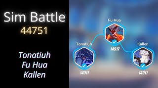 Sim Battle Tonatiuh  Fu Hua  Kallen 44751 [upl. by Ettenor]