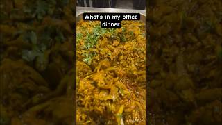 What’s in my office dinner series food viral khatushyamji youtubeshorts youtube fun [upl. by Aneis]