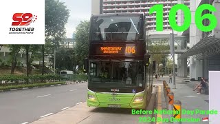 Tower Transit Singapore Bus 106 MAN ND323F A95 SG6284X 3Door [upl. by Jempty]