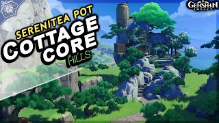 Cottagecore Hills 🏡  Serenitea Pot  Genshin Impact [upl. by Toogood167]