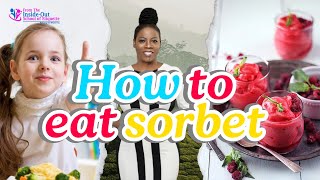 How to cleanse your palates l How to eat sorbet l cleaning hard and soft palates [upl. by Ynohtnacram]