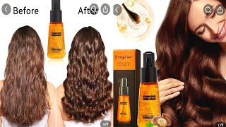 Morocco hair essential oil review  Hair serum  GlowupwithShagufta [upl. by Tildy]