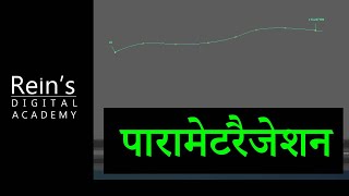 19 Parameterizationparameter of Curve and Surface NURBS components Maya Tutorial in Hindi [upl. by Oniotna]