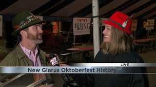 New Glarus Oktoberfest continues through the weekend [upl. by Elocen673]