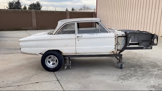 Calvert mono leaf  Afco slider suspension for my 61 Ford Falcon Street Freak Gasser nofalconway10 [upl. by Fu]