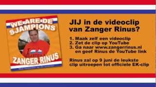 Zanger Rinus  We are de Sjampions [upl. by Nylrahs]