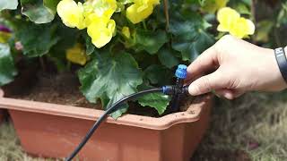 How to Install HIRALIY QuickConnect 8Hole Drip Irrigation Kit [upl. by Malaspina86]