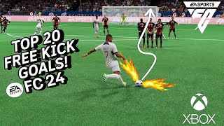 EA FC 24  FIFA 23 I Top 20 Free Kick Goals l That Kissed the Post and Found the Net [upl. by Sunderland]