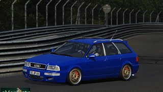 Assetto Corsa Audi RS2 Avant Turbo Nurburgring Nordschleife [upl. by Oraneg]